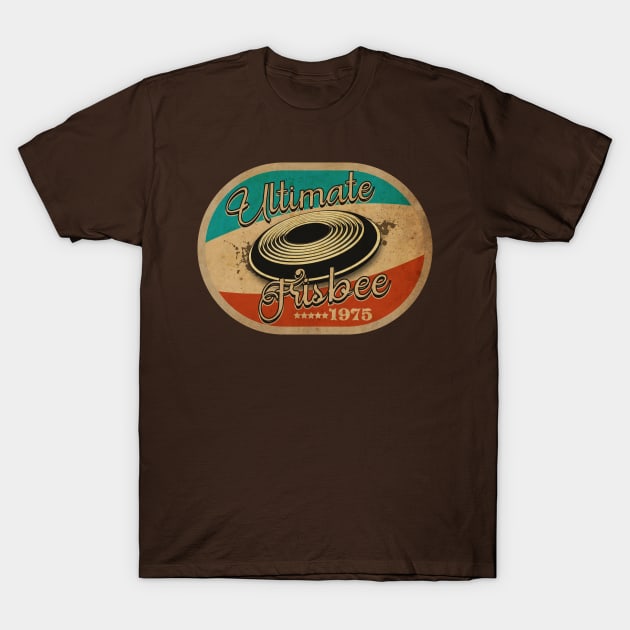 Vintage Ultimate Frisbee 1975 T-Shirt by CTShirts